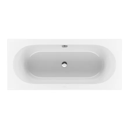 Villeroy & Boch Loop & Friends 1800x800 középlefolyós ovális akril kád, alpesi fehér UBA180LFO2V-01
