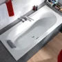 Villeroy & Boch Loop & Friends 1800x800 középlefolyós ovális akril kád, alpesi fehér UBA180LFO2V-01