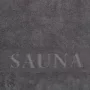 Villeroy & Boch Spa Graphite szauna törölköző 80x200 cm, grafitszürke 2556-774-80200
