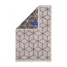   Villeroy & Boch Coordinates Carré pamut vendégtörölköző 30x50 cm, gránitszürke 2557-77-3050