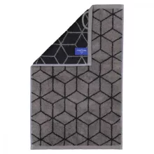   Villeroy & Boch Coordinates Carré pamut vendégtörölköző 30x50 cm, grafitszürke 2557-79-3050