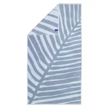   Villeroy & Boch Coordinates Leaf Fog pamut törölköző 80x150 cm, vízkék 2558-11-80150