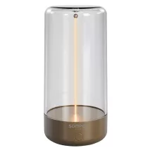   Villeroy & Boch Sompex Pulse tölthető asztali lámpa 14,5 cm, szabályozható beépített LED izzóval, arany 78513