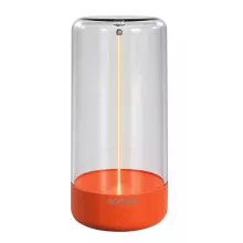   Villeroy & Boch Sompex Pulse tölthető asztali lámpa 14,5 cm, szabályozható beépített LED izzóval, neon narancs 78519