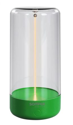 Villeroy & Boch Sompex Pulse tölthető asztali lámpa 14,5 cm, szabályozható beépített LED izzóval, neon zöld 78521