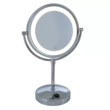   Villeroy & Boch London kozmetikai tükör 40 cm, LED világítással, fényes króm 96055