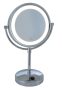 Villeroy & Boch London kozmetikai tükör 40 cm, LED világítással, fényes króm 96055
