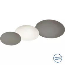   Villeroy & Boch Vancouver kavics alakú asztali lámpa 16 cm, törtfehér 96212