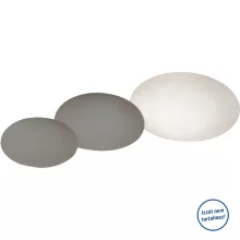   Villeroy & Boch Vancouver kavics alakú asztali lámpa 20 cm, törtfehér 96213