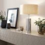 Villeroy & Boch Prag asztali kerek lámpa 53 cm, króm 96245