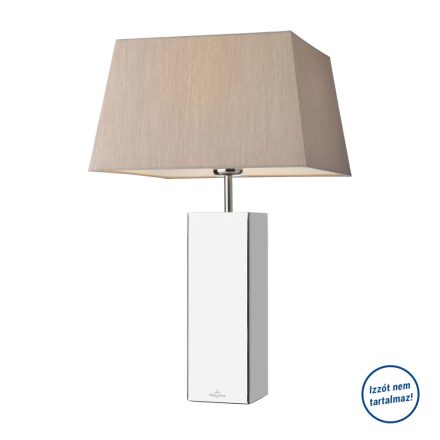 Villeroy & Boch Prag asztali szögletes lámpa 53 cm, króm 96246