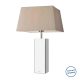 Villeroy & Boch Prag asztali szögletes lámpa 53 cm, króm 96246