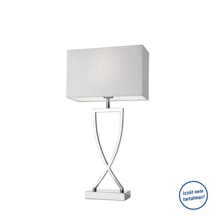 Villeroy & Boch Toulouse asztali lámpa 52 cm, króm/fehér 96310