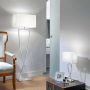 Villeroy & Boch Toulouse asztali lámpa 52 cm, króm/fehér 96310