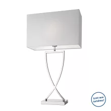   Villeroy & Boch Toulouse asztali lámpa 69 cm, króm/fehér 96311