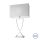 Villeroy & Boch Toulouse asztali lámpa 69 cm, króm/fehér 96311