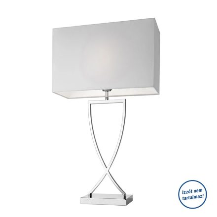 Villeroy & Boch Toulouse asztali lámpa 69 cm, króm/fehér 96311