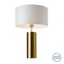 Villeroy & Boch Prag asztali kerek lámpa 53 cm, arany 96360