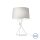 Villeroy & Boch New York asztali lámpa 55 cm, keresztezett lábbal, fehér 96530