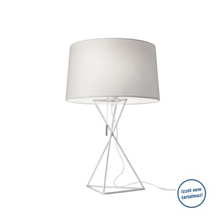 Villeroy & Boch New York asztali lámpa 55 cm, keresztezett lábbal, fehér 96530