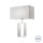 Villeroy & Boch Shanghai asztali lámpa 47cm, fehér 96565