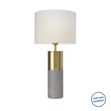   Villeroy & Boch Turin asztali lámpa 51 cm, fehér/arany 96625