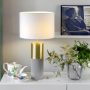 Villeroy & Boch Turin asztali lámpa 65 cm, fehér/arany 96626
