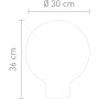 Villeroy & Boch Tokio asztali lámpa 36 cm, arany 96731