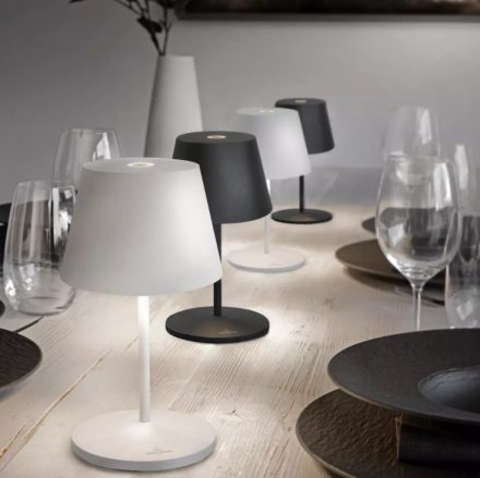 Villeroy & Boch Seoul tölthető asztali lámpa 20 cm LED világítással, fehér 96870