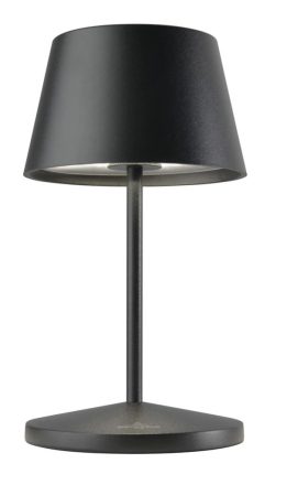 Villeroy & Boch Seoul tölthető asztali lámpa 20 cm LED világítással, fekete 96872