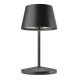 Villeroy & Boch Seoul tölthető asztali lámpa 20 cm LED világítással, fekete 96872