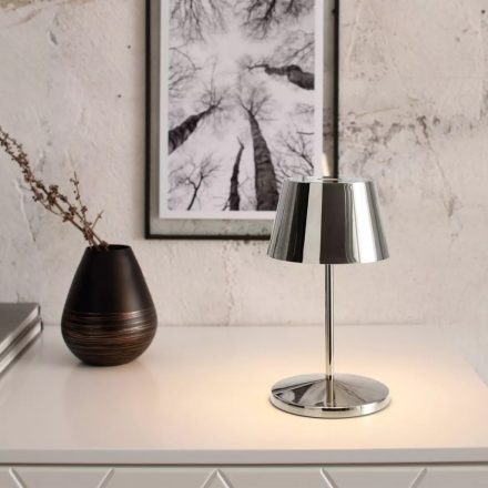 Villeroy & Boch Seoul 2.0 tölthető asztali lámpa 20 cm LED világítással, űrszürke 96892