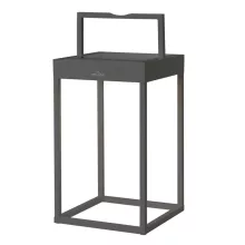   Villeroy & Boch Cannes tölthető-napelemes lámpa 30 cm, antracit 96901