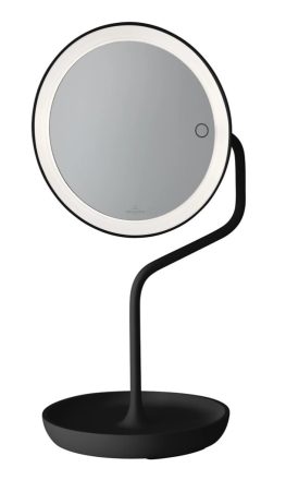 Villeroy & Boch Versailles LED világításos kozmetikai tükör 31 cm, fekete 96930