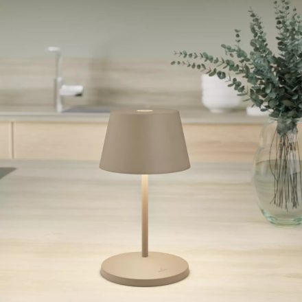 Villeroy & Boch Seoul 2.0 tölthető asztali lámpa 20 cm LED világítással, bézs 96963