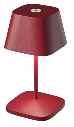 Villeroy & Boch Neapel 2.0 tölthető asztali lámpa 20 cm LED világítással, piros 96965