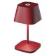 Villeroy & Boch Neapel 2.0 tölthető asztali lámpa 20 cm LED világítással, piros 96965