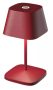 Villeroy & Boch Neapel 2.0 tölthető asztali lámpa 20 cm LED világítással, piros 96965