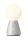 Villeroy & Boch Carrara asztali lámpa 13 cm, fehér 96970