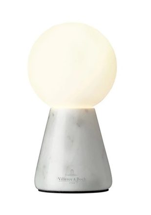 Villeroy & Boch Carrara asztali lámpa 13 cm, fehér 96970