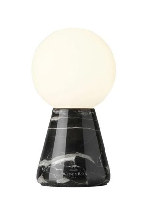 Villeroy & Boch Carrara asztali lámpa 13 cm, fekete 96975
