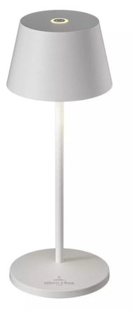 Villeroy & Boch Seoul Micro tölthető asztali lámpa 20 cm LED világítással, fehér 97000