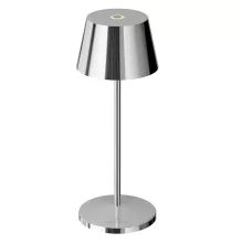   Villeroy & Boch Seoul Micro tölthető asztali lámpa 20 cm LED világítással, króm 97005