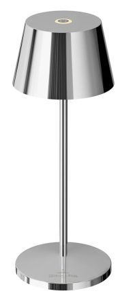 Villeroy & Boch Seoul Micro tölthető asztali lámpa 20 cm LED világítással, króm 97005