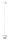 Villeroy & Boch Seoul állólámpa 120 cm LED világítással, fehér 97020