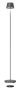 Villeroy & Boch Seoul állólámpa 120 cm LED világítással, antracit 97021