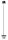 Villeroy & Boch Seoul állólámpa 120 cm LED világítással, fekete 97022
