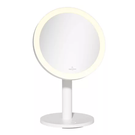 Villeroy & Boch Como kozmetikai tükör 3x-os nagyítással 32 cm, 3 fényszínnel, fehér 97031