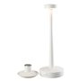 Villeroy & Boch Aarhus tölthető asztali lámpa-gyertyatartó 30 cm, kültéri/beltéri használatra, fehér 97040