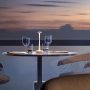 Villeroy & Boch Aarhus tölthető asztali lámpa-gyertyatartó 30 cm, kültéri/beltéri használatra, fehér 97040